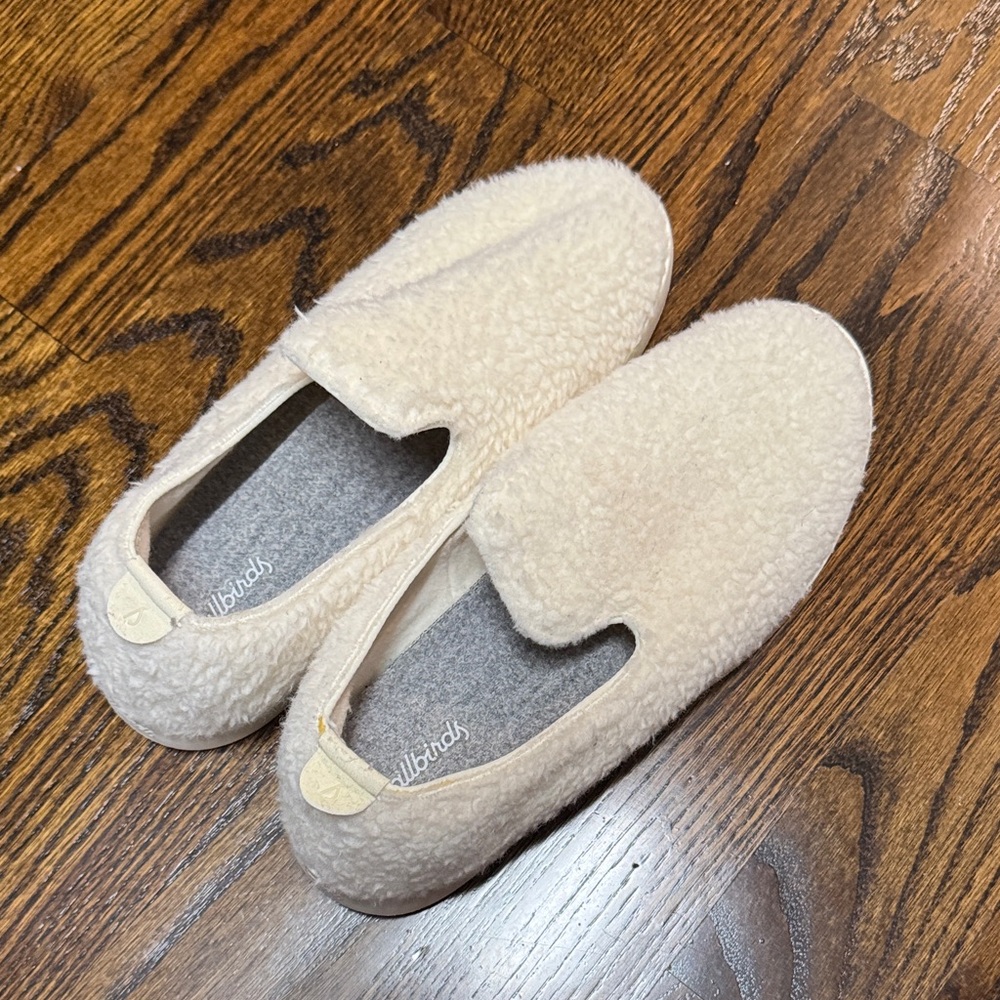 Allbirds Cream Boucle Wool Loungers